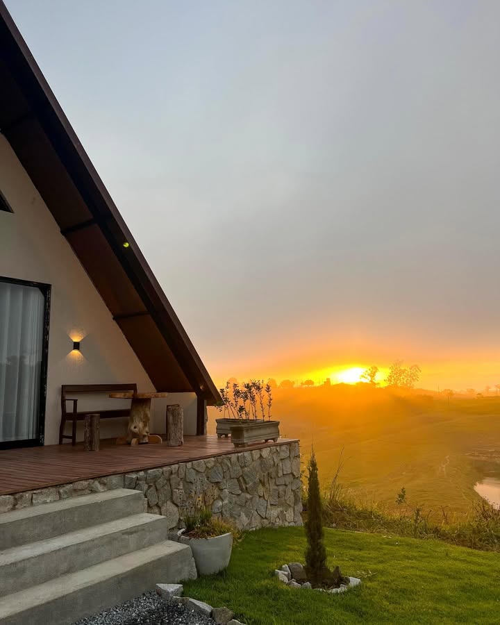 Pôr do sol no Vale